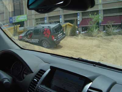 Der Nissan Pathfinder im Gelände 