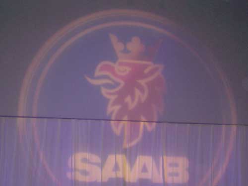 Saab-Logo. 