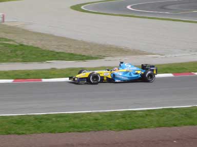 Renault mit Spaniens F1-Hoffnung: Fernando Alonso. 
