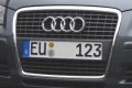 Audis Markengesicht: der wuchtige Singleframe Grill. 