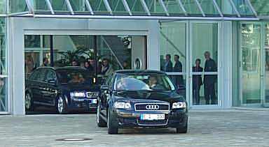 Ausfahrt mit dem neuen Audi A3 2.0 TDI in Brillantschwarz. Ausfahrt mit dem neuen Audi A3 2.0 TDI in Brillantschwarz.