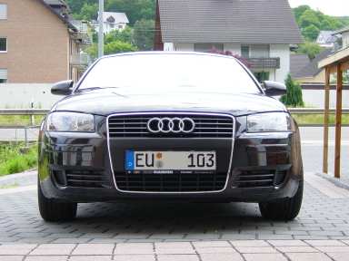 Der A3 2.0 TDI nach der Umrüstung auf die neue Audi Optik. Der A3 2.0 TDI nach der Umrüstung auf die neue Audi Optik.
