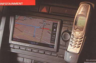 das neue Navigationssystem für den Audi A4. 
