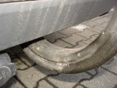 Haken der Anhängerkupplung. Haken der Anhängerkupplung.