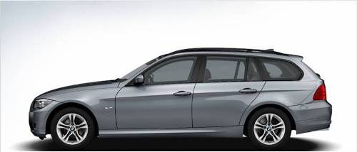 BMW 320d touring in spacegrau metallic. 