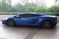 Lamborghini Gallardo direkt vor dem Eingang des Shangri-La Hotels in Cyberjaya, Malaysia. 