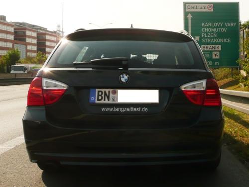 Es geht zurück — hier kurz vor dem Abzweig auf die Autobahn in Richtung Pilsen. 