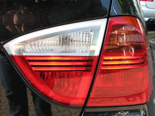 Detailansicht der Rückleuchte rechts, Modelljahr 2006. Detailansicht der Rückleuchte rechts, Modelljahr 2006.
