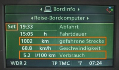 Verbrauchsrekord mit dem BMW 320d touring: 5,2 l/100 km, 1.002 km Fahrstrecke. 