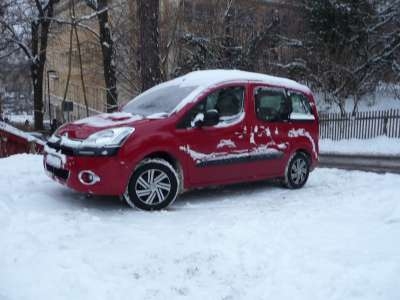 Berlingo im Winter. Berlingo im Winter.