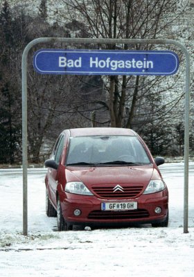 Citroën C3 in Bad Hofgastein. 