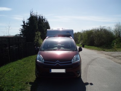 Caravangespann C4 Picasso / Knaus Südwind 500. Caravangespann C4 Picasso / Knaus Südwind 500.