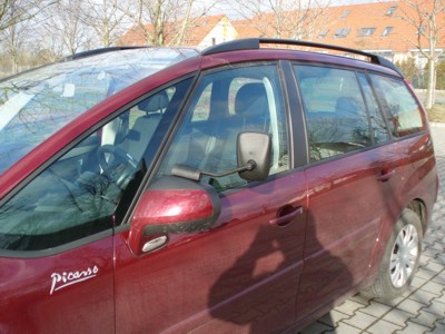 C4 Picasso mit Caravanspiegel. C4 Picasso mit Caravanspiegel.