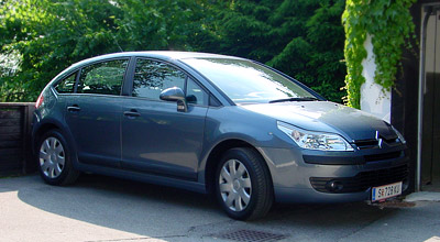 Beifahrerseite des Citroën von Stephan Enzinger. 