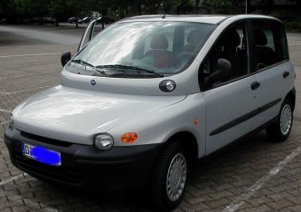 Seitenansicht meines Multipla. 