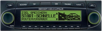 Bastians neues Navigationsystem: Becker Indianapolis 7923. 