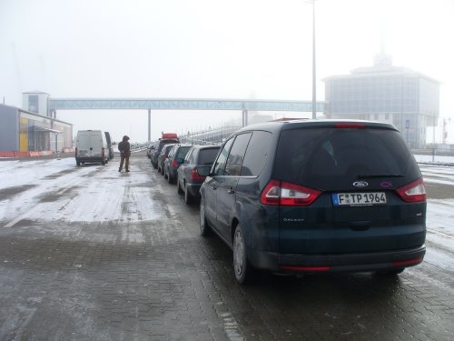 In Berlin war der Wagen noch sauber … In Berlin war der Wagen noch sauber …