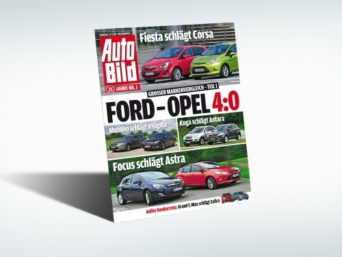 Ford gegen Opel 4:0. Halbzeitstand. 