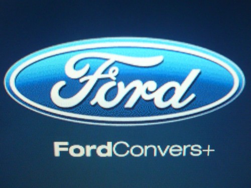 Startbildschirm Ford Convers+. Startbildschirm Ford Convers+.