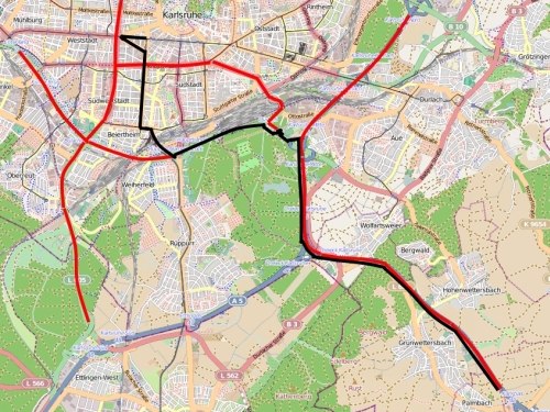 Staus dank dem Streik im öffentlichen Verkehr. 