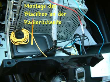 Anschluss der Blackbox. Anschluss der Blackbox.