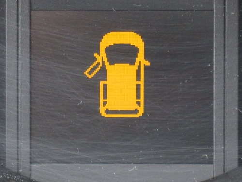 Anzeige Warnhinweis. Anzeige Bordcomputer 9.