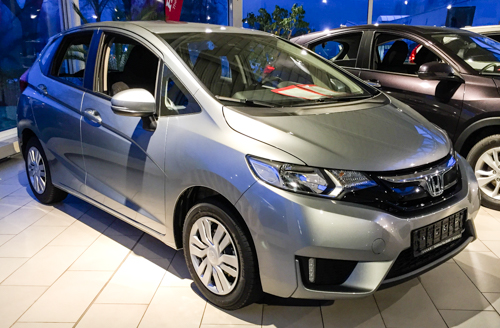 Honda Jazz 3. Generation: rechte Ansicht. 