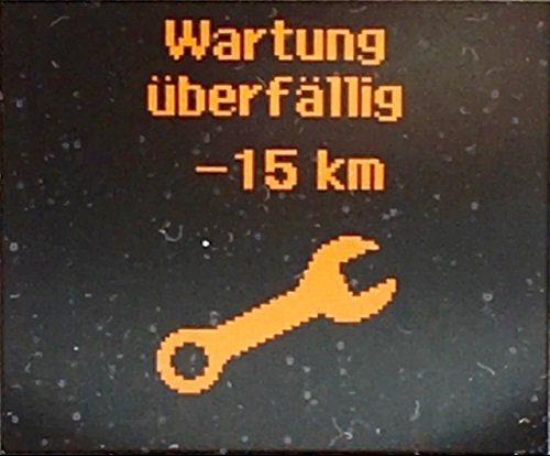 Wartung überfällig. 