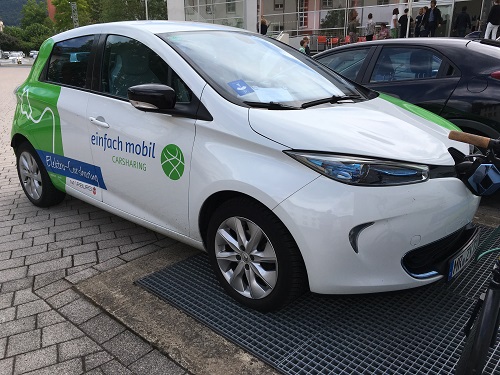 Renault Zoe, vorne rechts. 