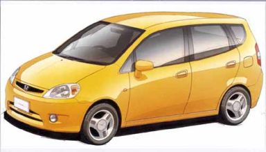 Frühe Studie des Honda Fit. 