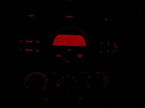 Radioansicht bei Nacht. 