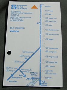 Pappkarte zur Autobahn. Pappkarte zur Autobahn.