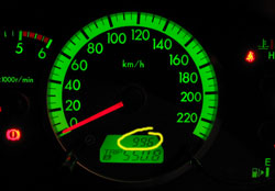 Zuhause angekommen hatte ich dann die 1.000 km-Marke fast erreicht. 1.000 km-Marke erreicht.