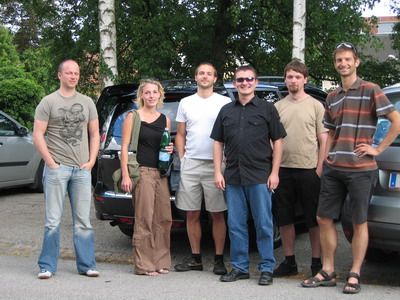 Die Truppe vor der Fahrt nach Graz. 