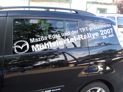 Herzlichen Dank an Mazda Eder für die Unterstützung! 