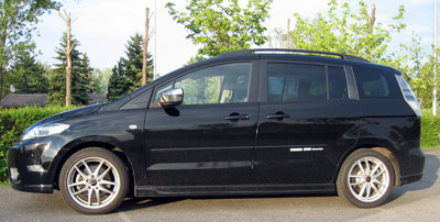 Machen den Minivan zum Sportvan. Machen den Minivan zum Sportvan.
