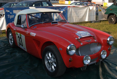 Der Austin Healey von Peter Hinderer und Chris Heubl. Der Austin Healey von Peter Hinderer und Chris Heubl.