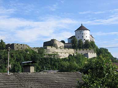 Die Festung Kufstein, Wahrzeichen der Grenzstadt am Inn. Die Festung Kufstein.