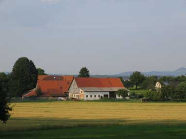 Landschaftsaufnahme. 