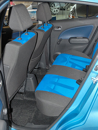 Der neue Opel Agila. Opel Agila, Sitze hinten.