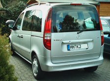 Mercedes Vaneo von schräg links hinten. Mercedes Vaneo von schräg links hinten.