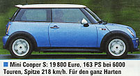 Mini Cooper S - Für Harte. 