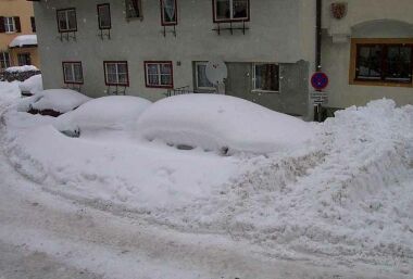 Am Tag der Fahrt musste ich erst einmal mein Auto suchen. 