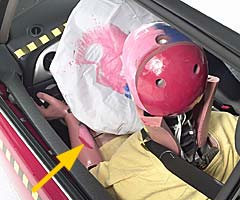 Euro NCAP Crashtest. 