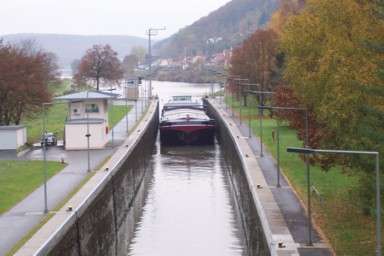 Auch eine Schleuse hat seinen Reiz. 