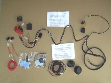 Bestandteile des Elektrosatzes von Jäger für den Opel Zafira. 