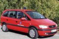 Zafira in Feuerrot der Feuerwehr Rüsselsheim. 