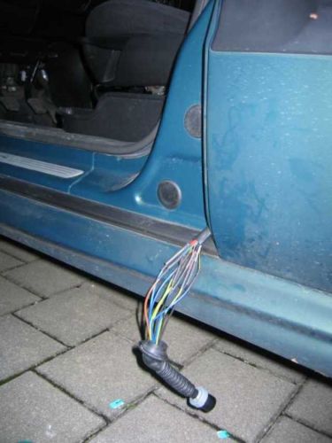 Angelöteter Stecker. 