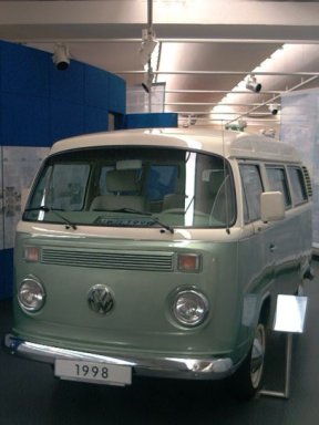 Frontansicht des VW Bus aus Brasilien. 