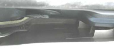 Einblick in die Abdeckung. Einblick in die Abdeckung.